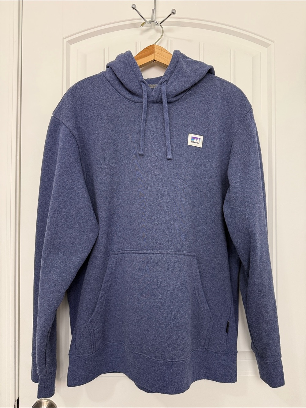 Patagonia Shop Sticker Uprisal Hoody Current Blue Color Women’s XL Men’s L - Picture 1 of 16